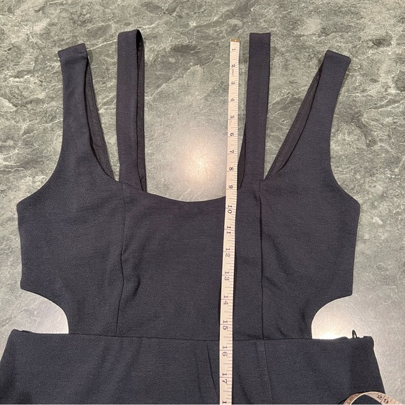 Maeve Dress Navy Blue Open Back Knit Maxi Dress Size Medium Anthropologie NWT - Picture 8 of 12